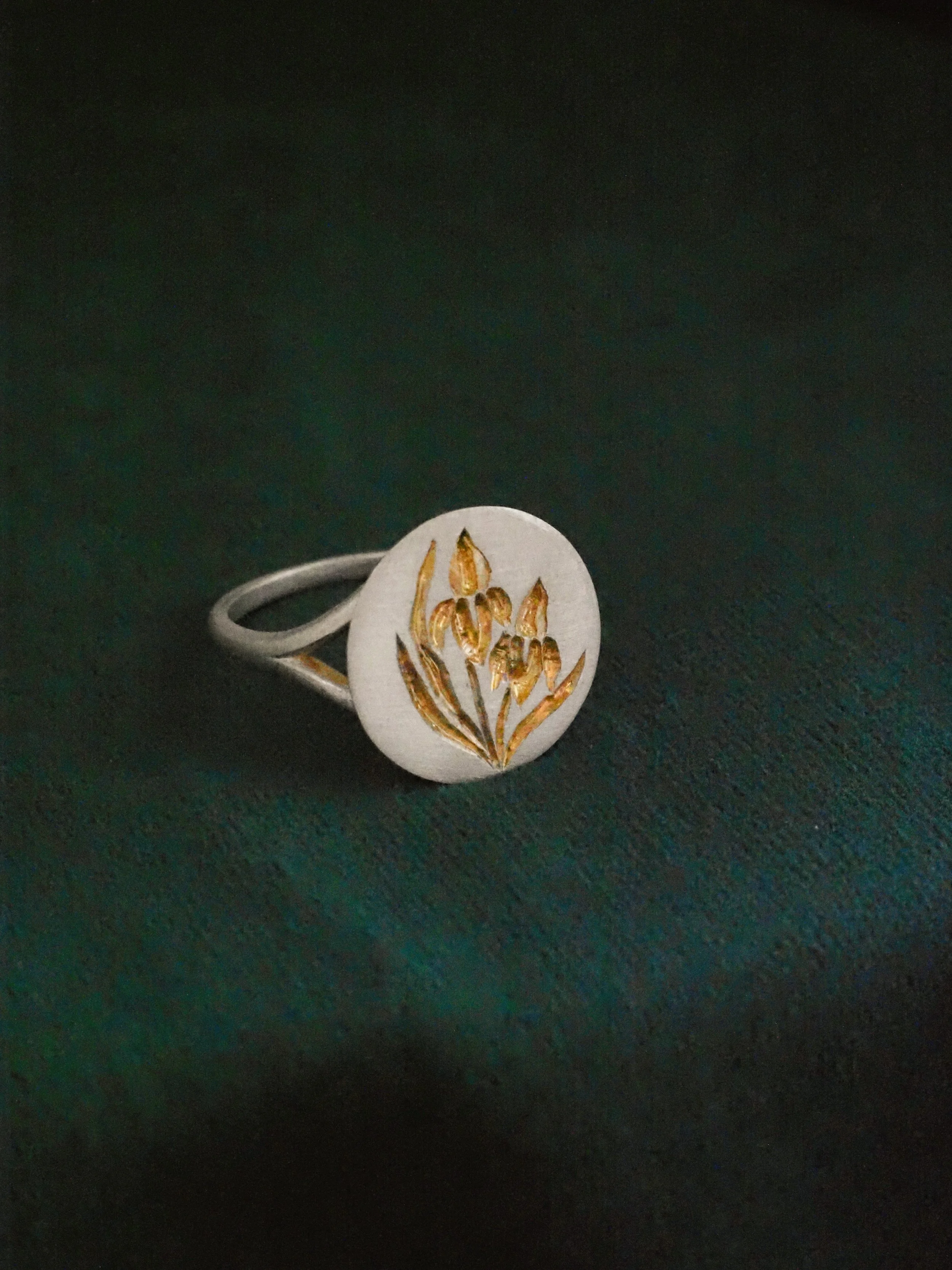 Iris Two Tone Ring