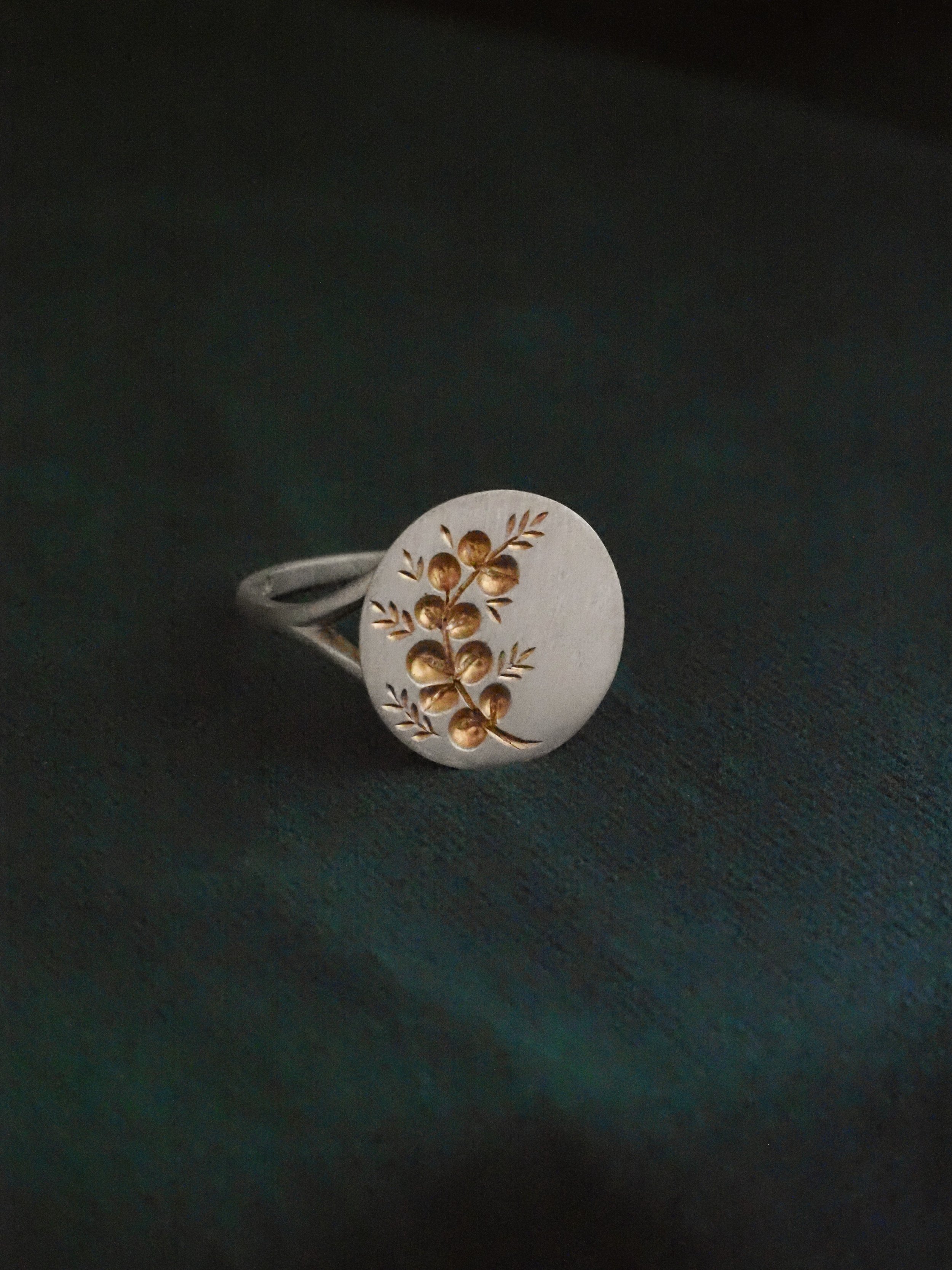Eucalyptus Two Tone Ring