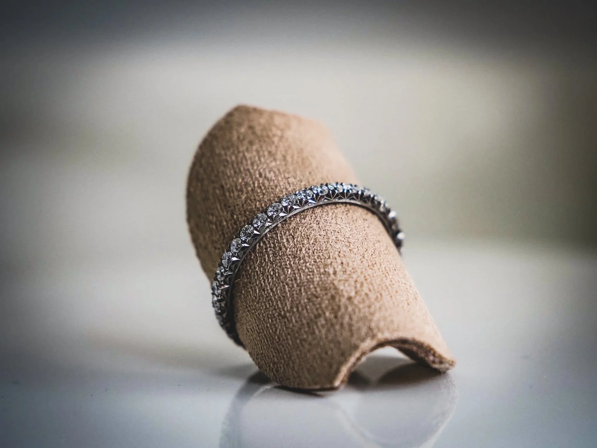 Fancy Fishtail Platinum And Diamond