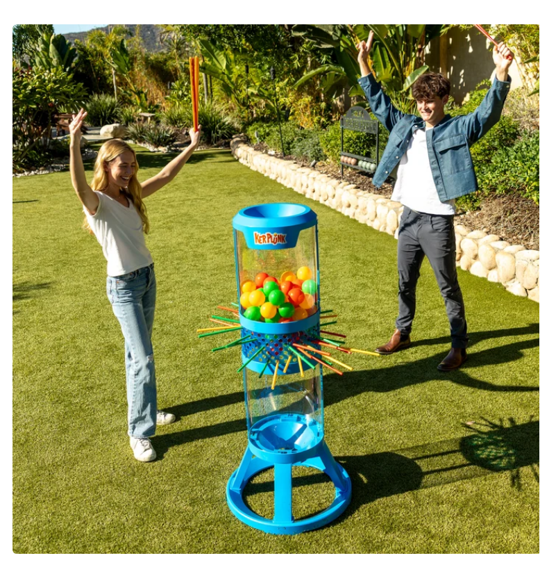 Giant KerPlunk rental for a Sacramento kids party