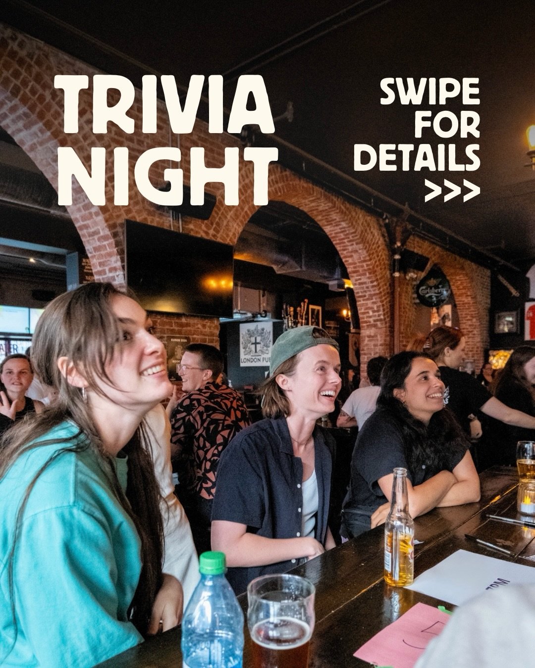 Our first social event of the year will be our annual trivia night! This year trivia will be bigger, better, and gayer than ever. Think healthy competition, friends old and new, tricky trivia questions, and LOTS of prizes! Details below 🧠❓💡

Date: 