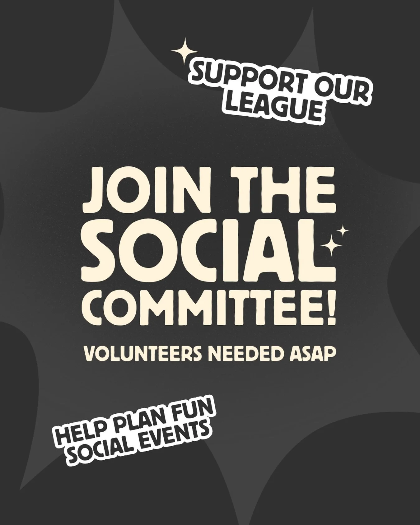 Additional QVS Social Committee volunteers needed ASAP!! Love QVS? Love fun social events with all your QVS buds?? Then we&rsquo;ve got a job for you! We&rsquo;re looking for a few more volunteers to help plan and execute QVS social events for the re