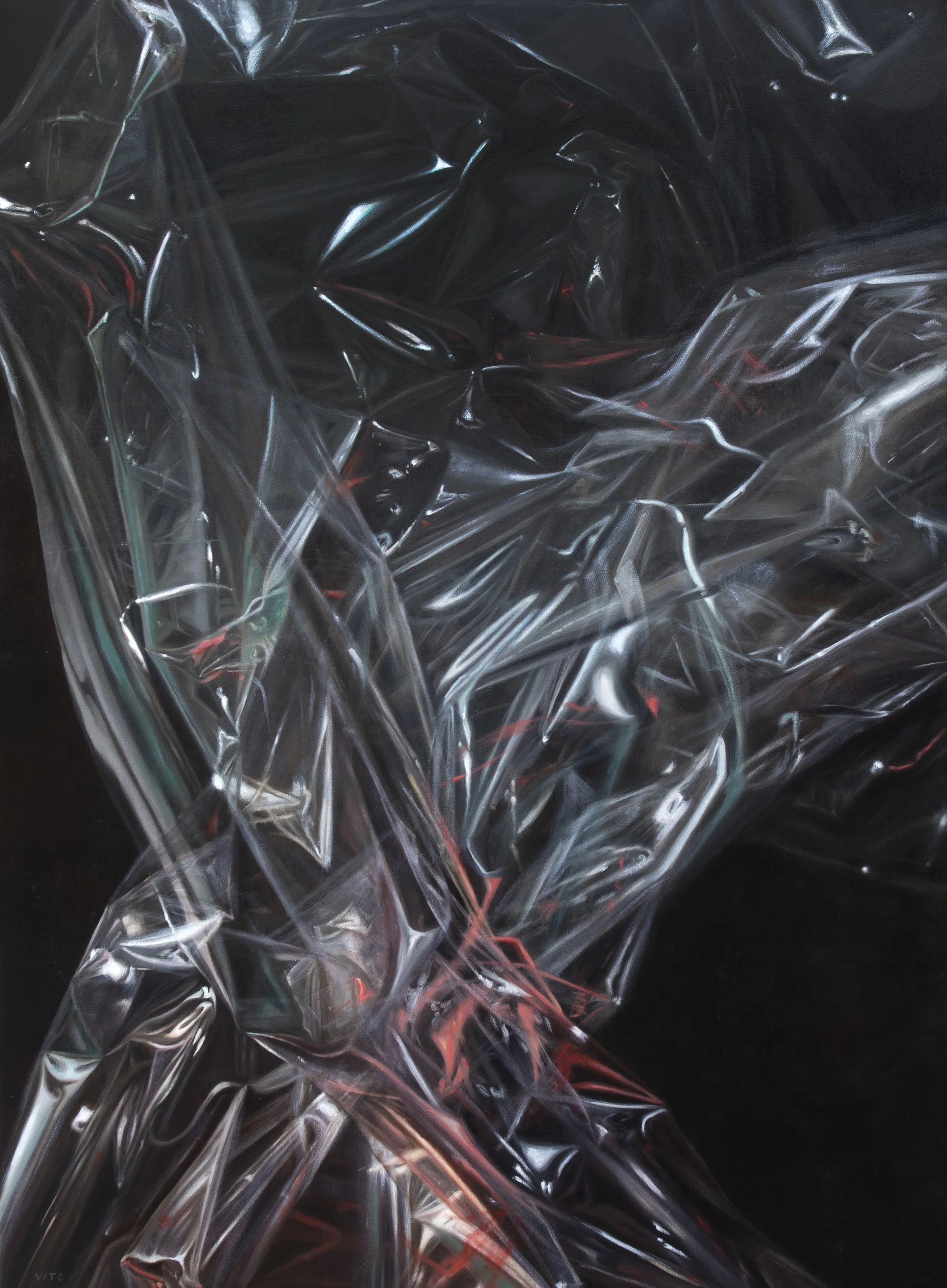 "Interconnection" - 38 x 52" - Oil on canvas - 2019