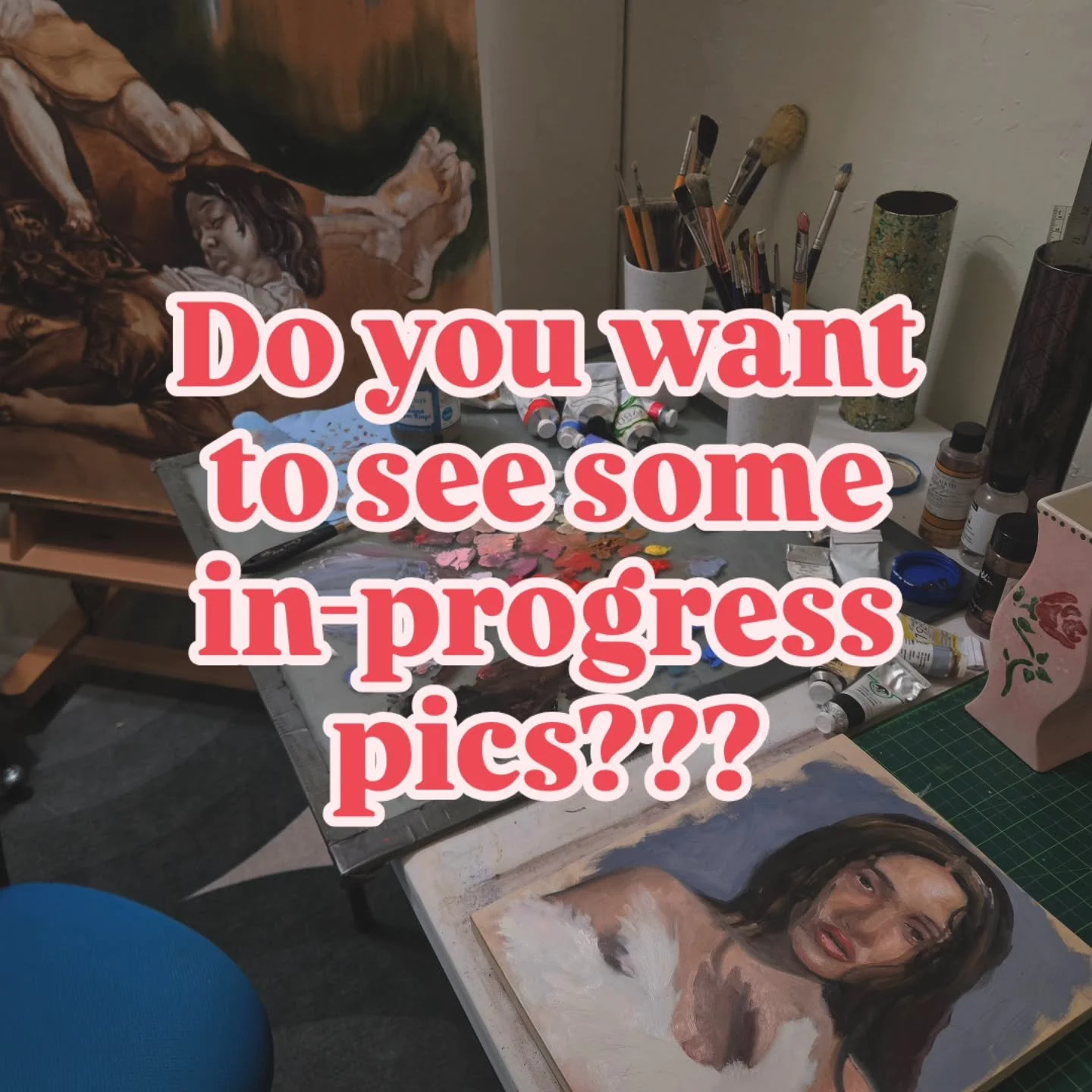Wanna see some in-progress shots of my work?? Follow me for more!

#inprogress #oilpainting #artistsofinstagram #blickartmaterials