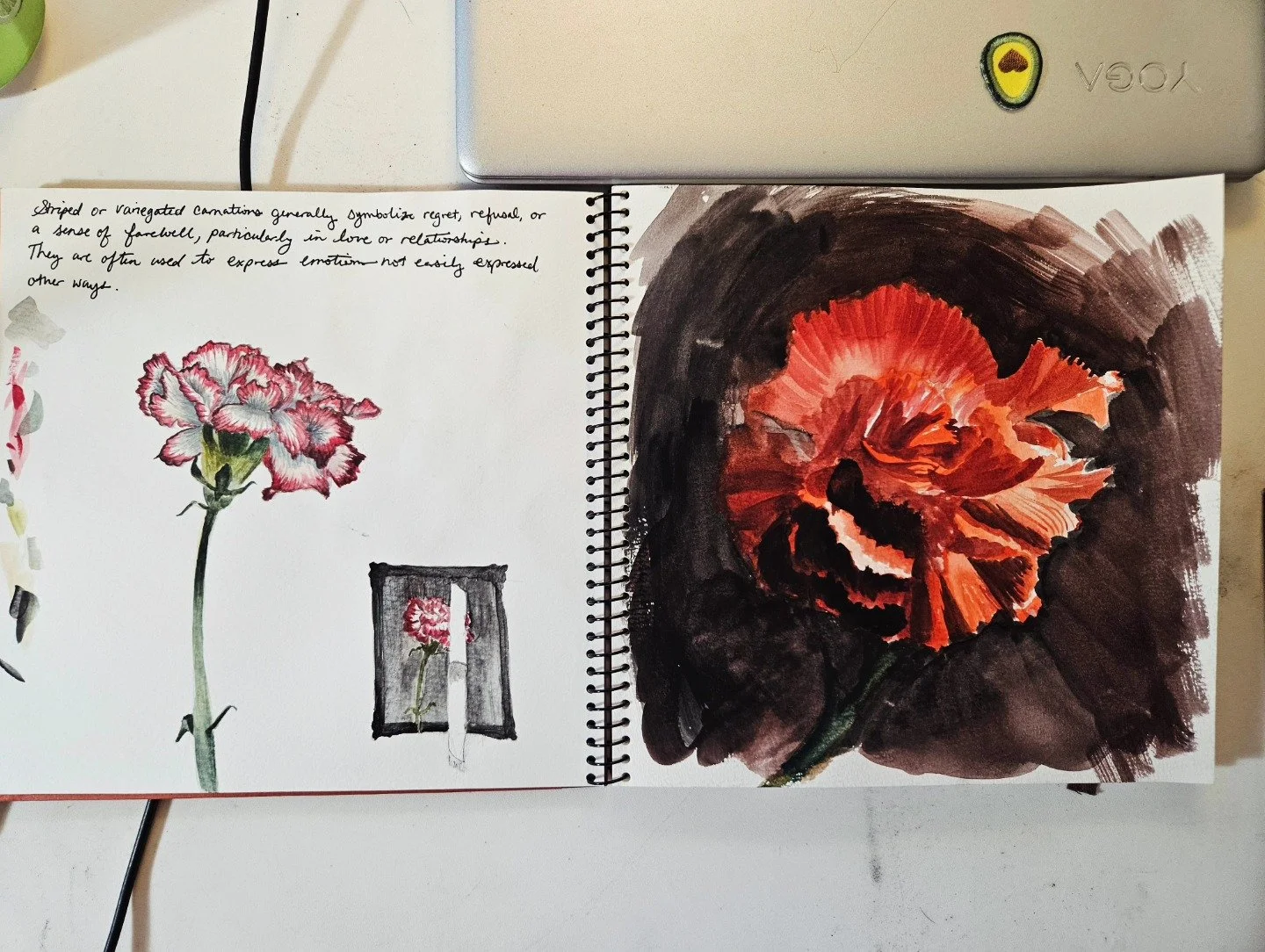 Watercolor sketching 
I'm teaching myself how to watercolor again! Its funny how things fall away from you if you don't pay attention. There is beauty in the damage 💔