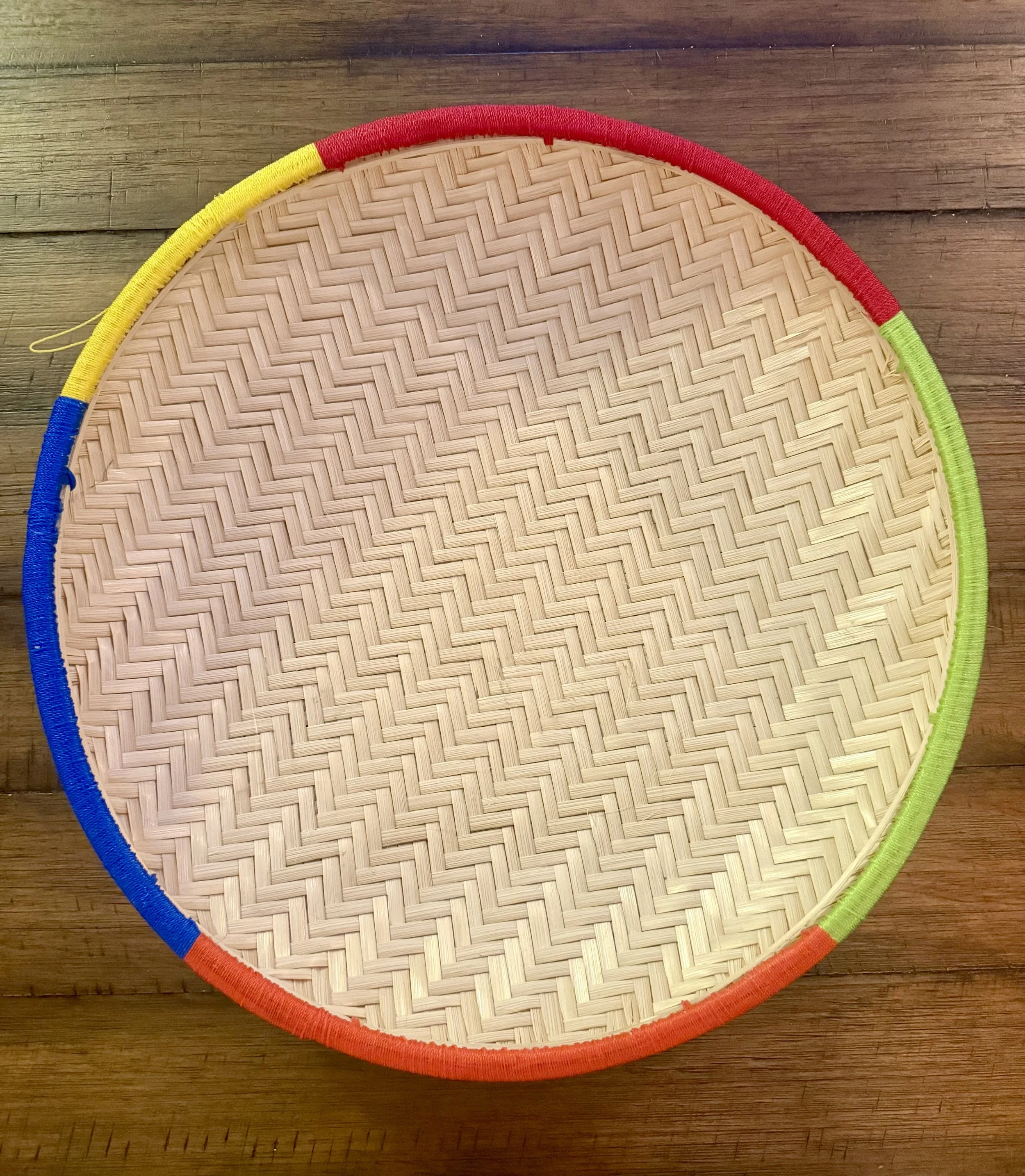 Tanzania Rice Winnowing Basket – Handwoven