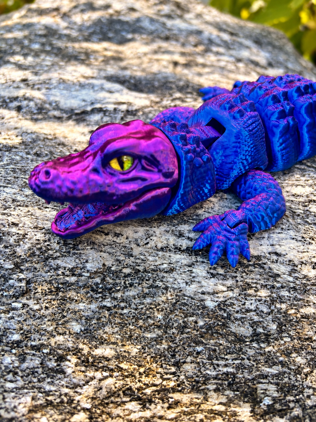Killimanjaro Sunset Croc Purple:Blue head.PNG