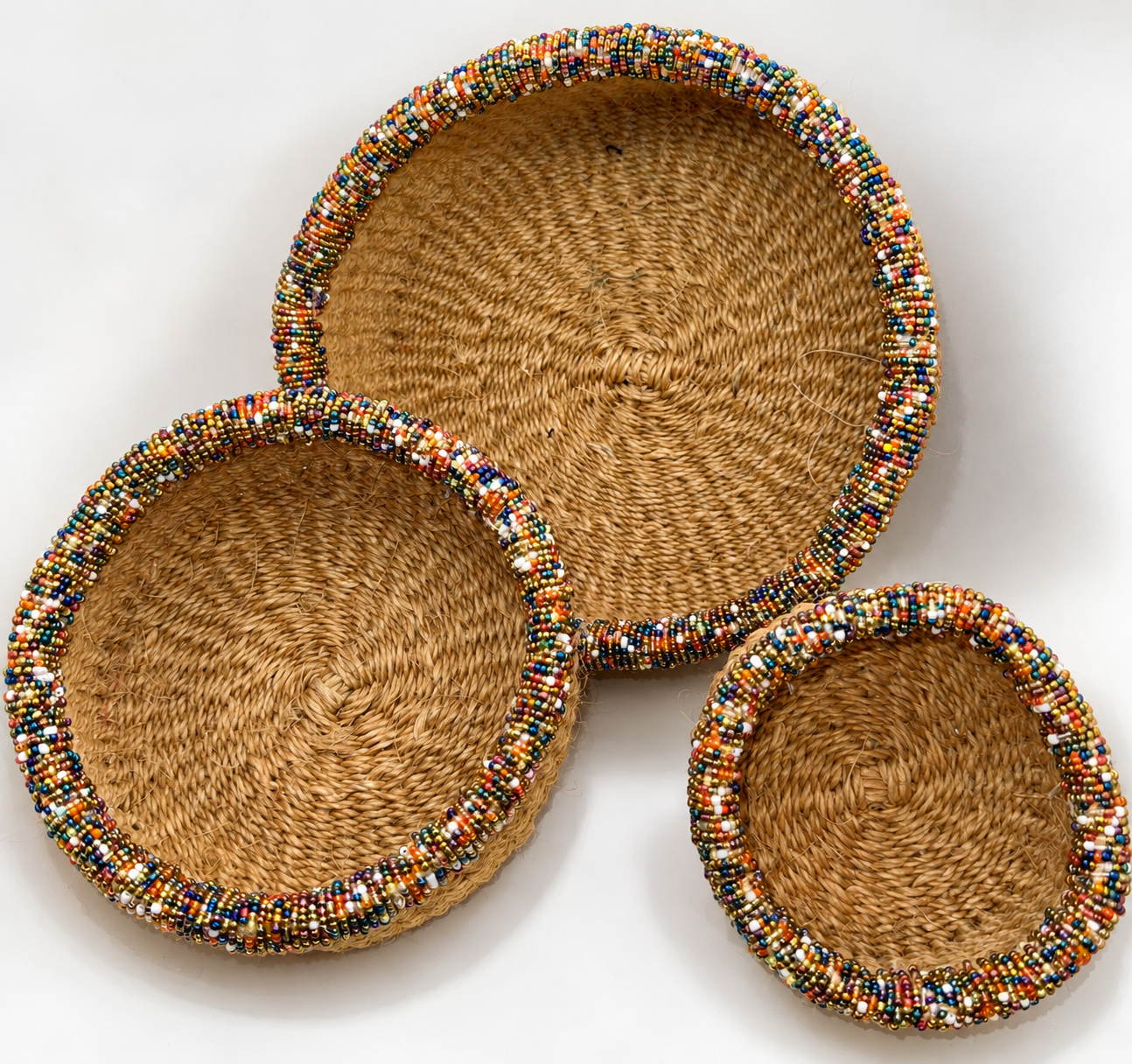 East African Amber Tan Basket