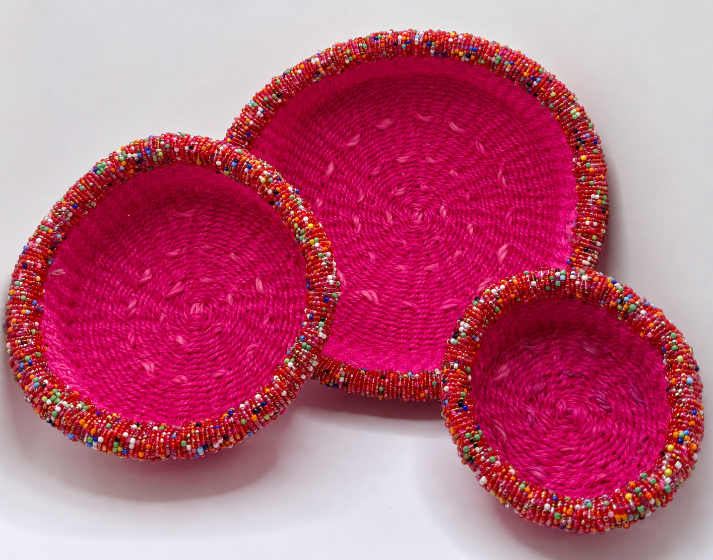 Zanzibar Hibiscus Pink Basket