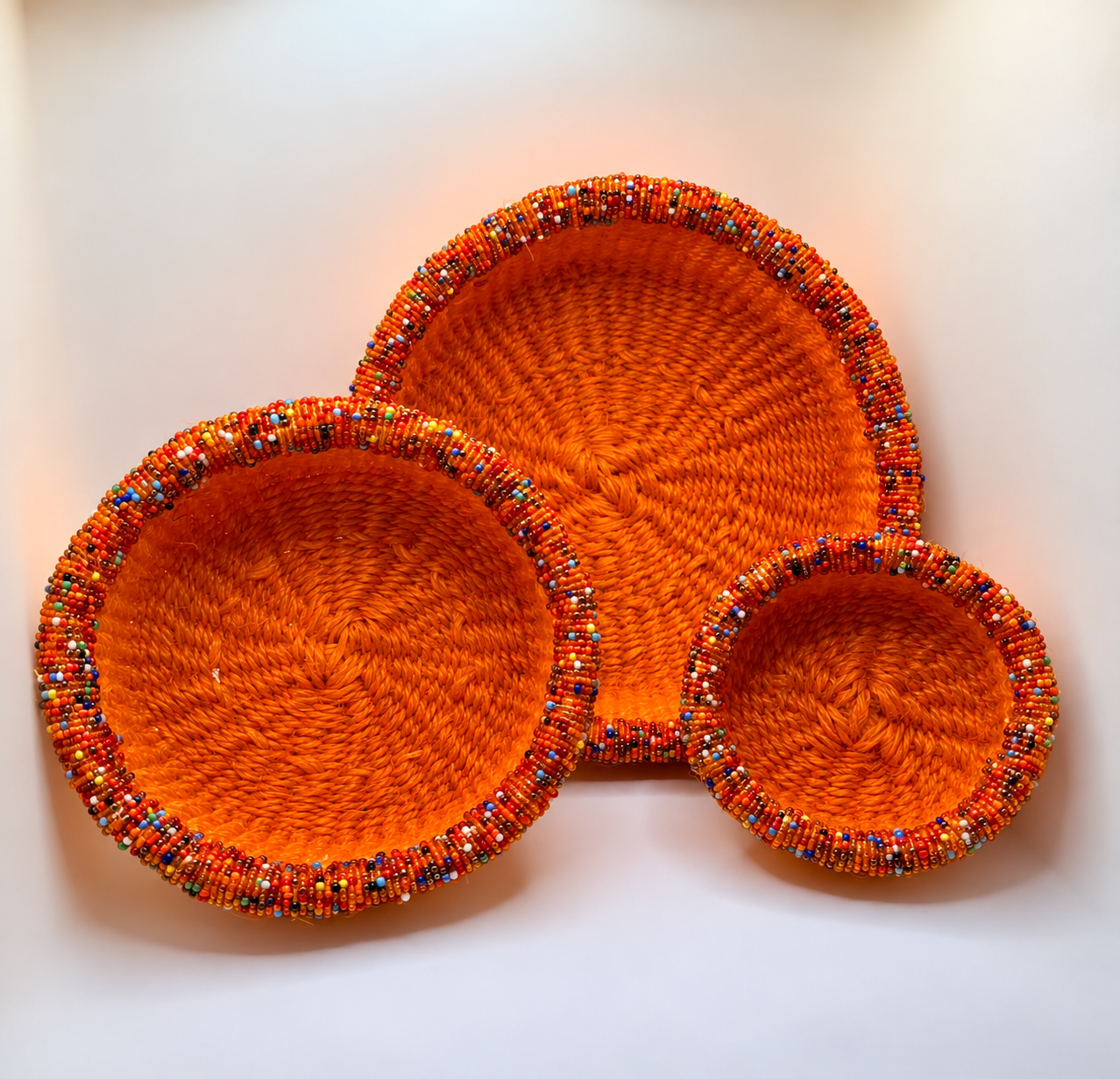 Swahili Saffron Orange Basket