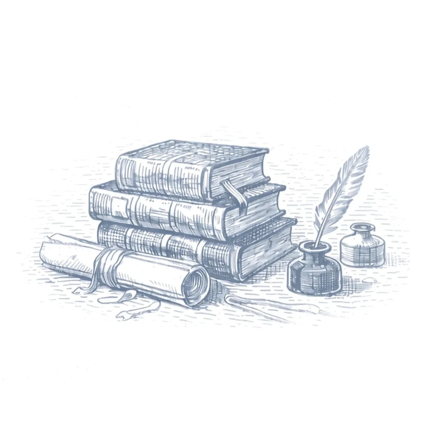 Geometric drawing of an outline square with sections divided by vertical, horizontal, and circle lines.