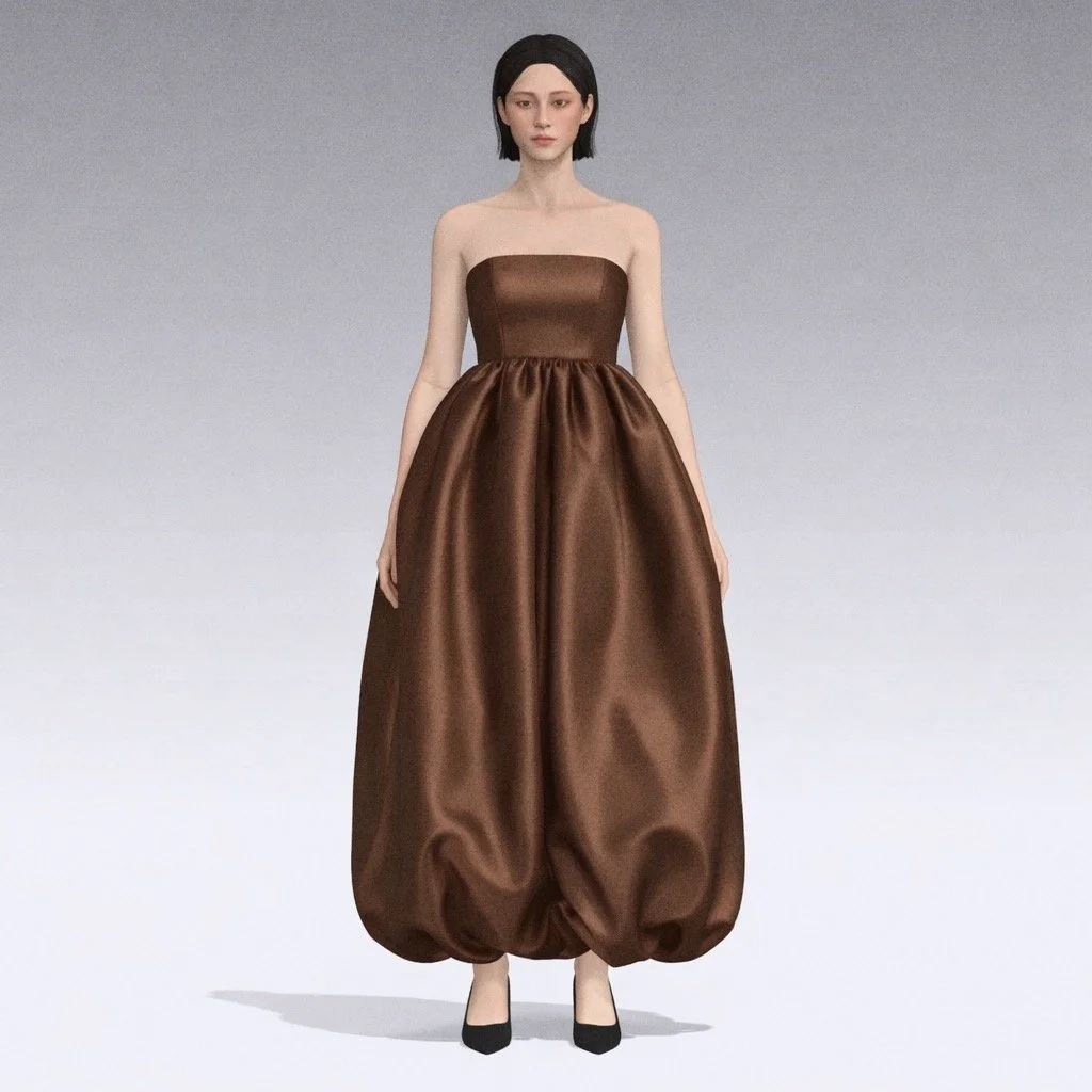 Personal project experimenting with pressure and gathering on CLO 3D