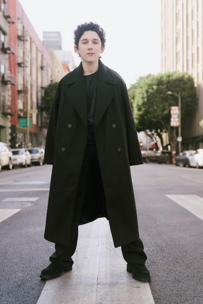 Façonner coat and trousers featured in Numéro Magazine 