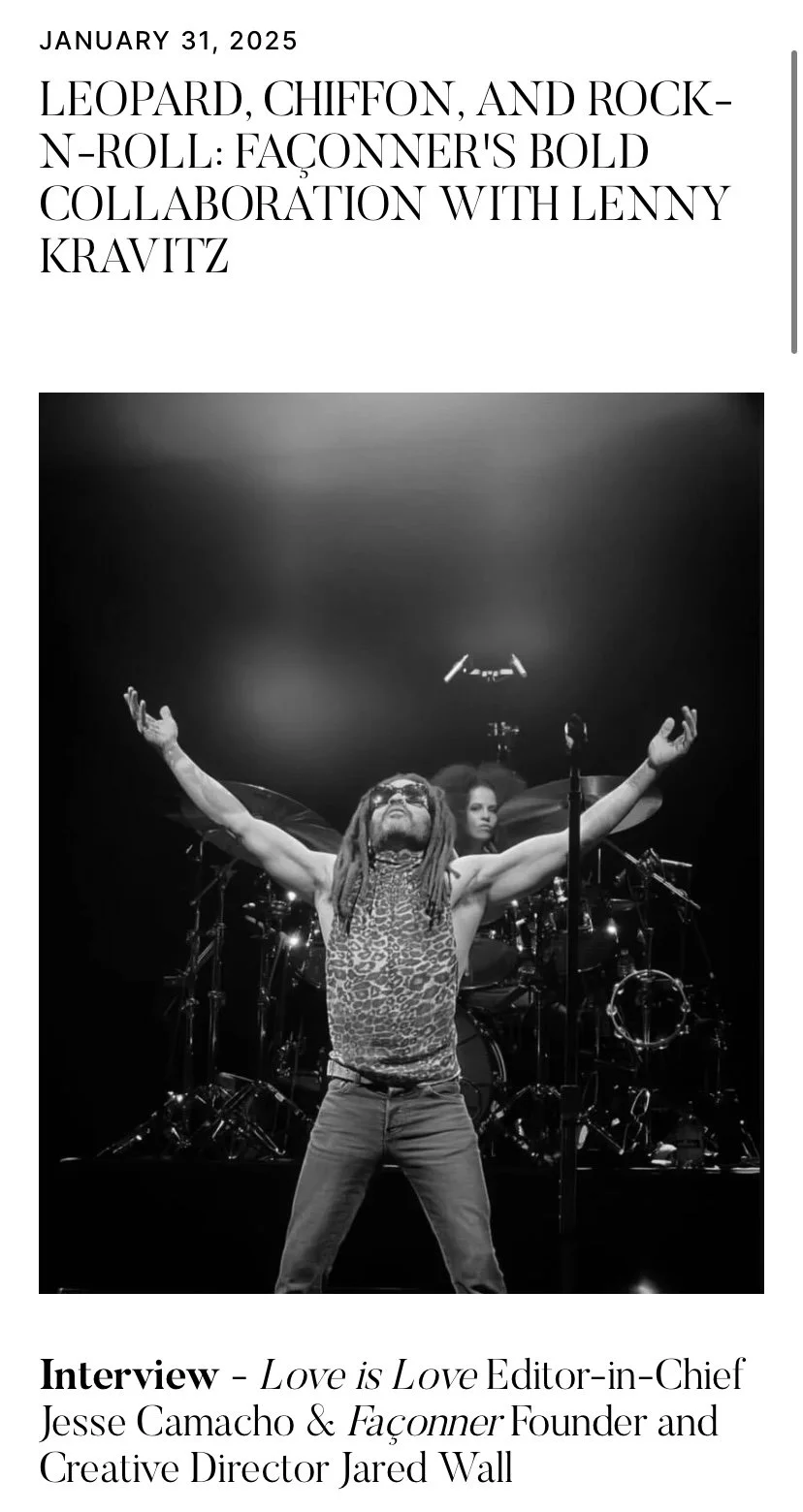 Interview feature in Love is Love Magazine 