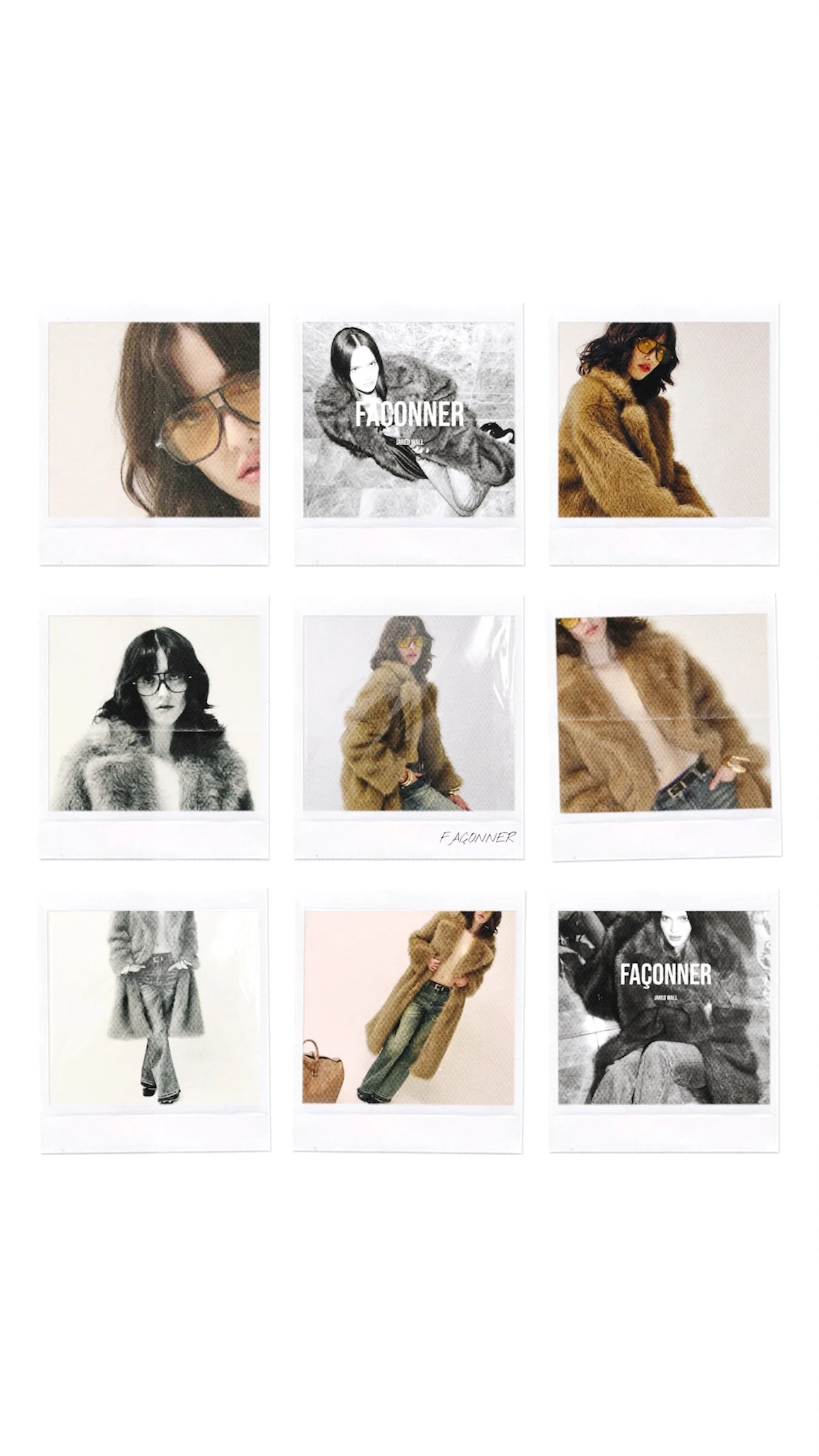 Key design details of the various looks from my current senior collection.