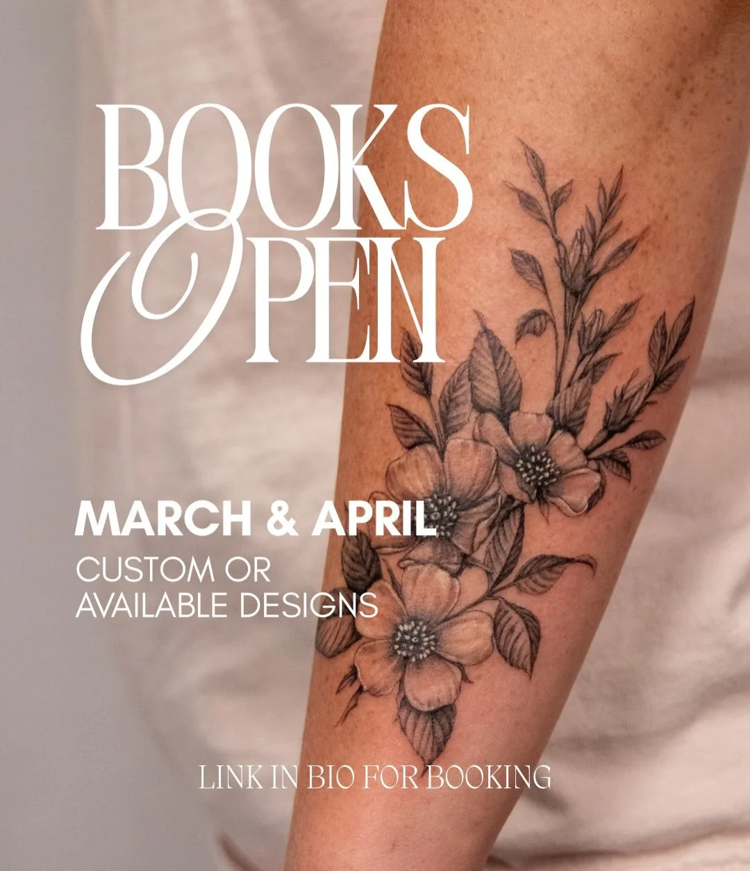 My books are open for the rest of March and April in Miami! Link in my bio to book ✨

Painterly, fineline, botanical, and microrealism tattoos

#miamitattoos #finelinetattooartist #art #miamitattooartist