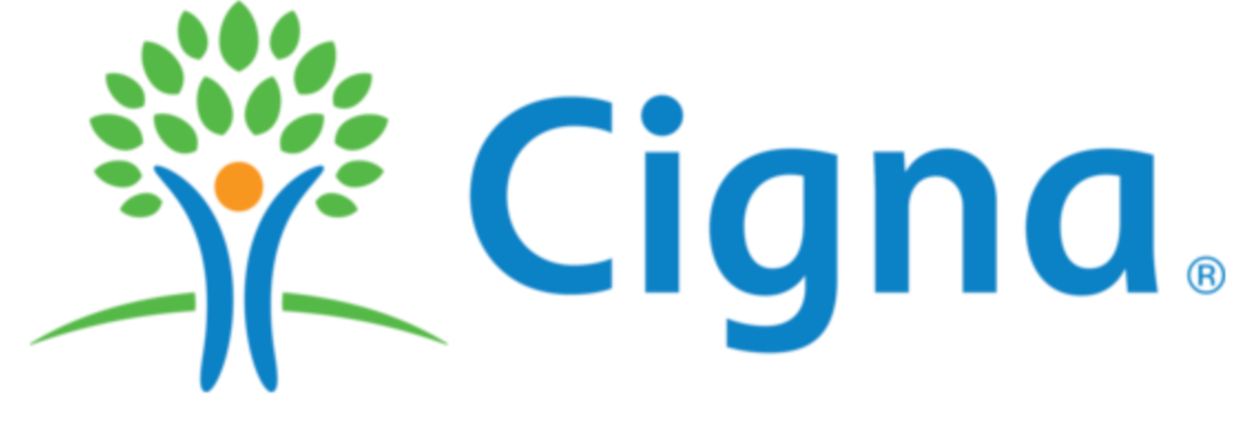 Cigna logo with a stylized tree and the company name