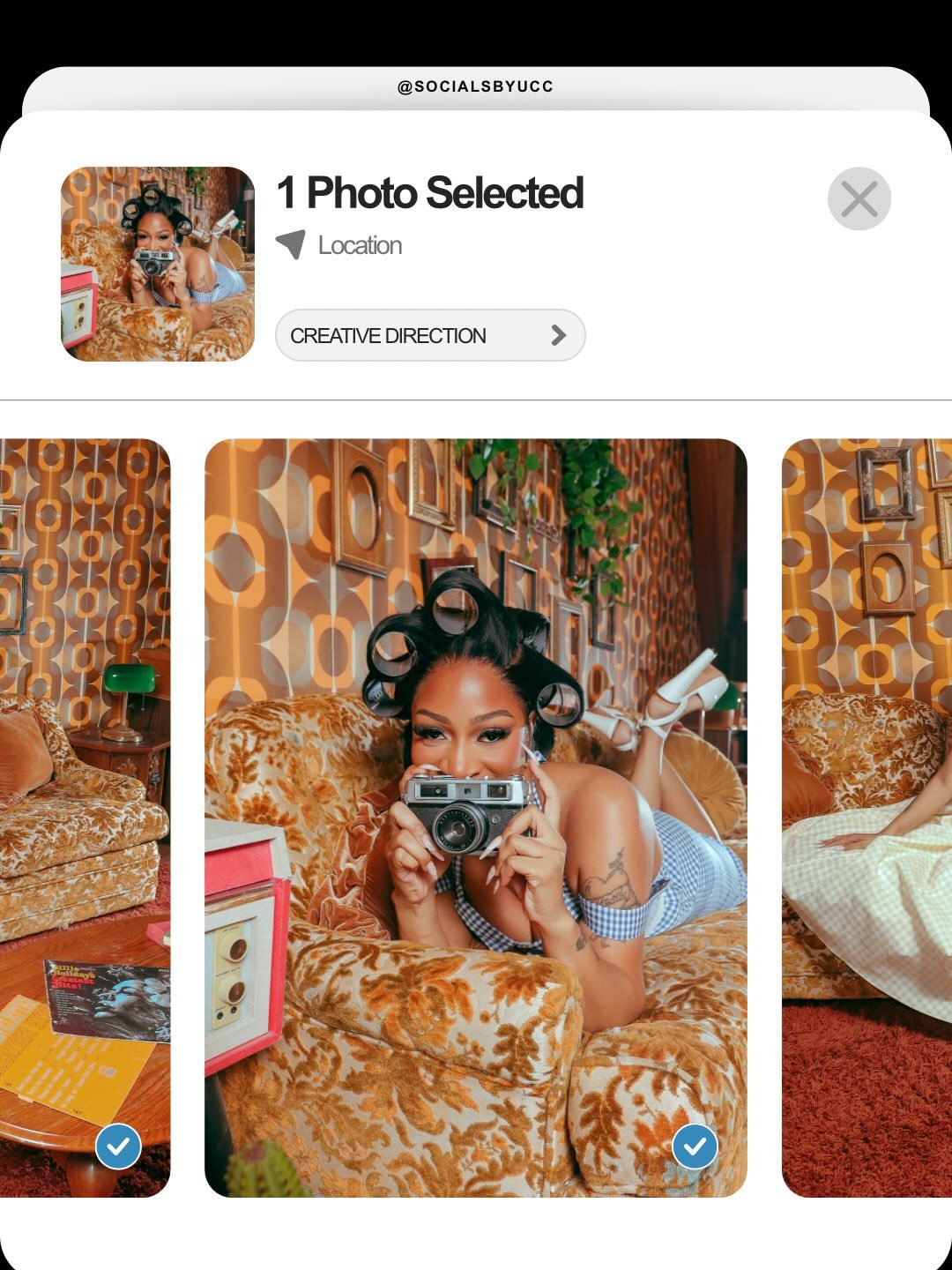 Creative direction used to be a major part of UCC. 

Working with impact-driven brands who needed help translating ideas into scroll stopping images was something we were known for. While we may not always have the time to fully CD entire productions