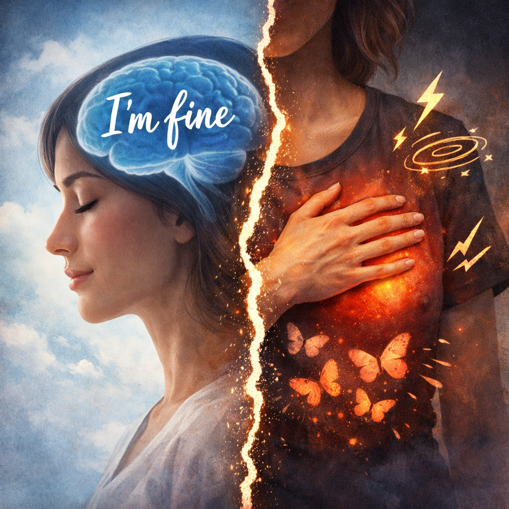 When the Body Is Reacting Before You Know You’re Stressed