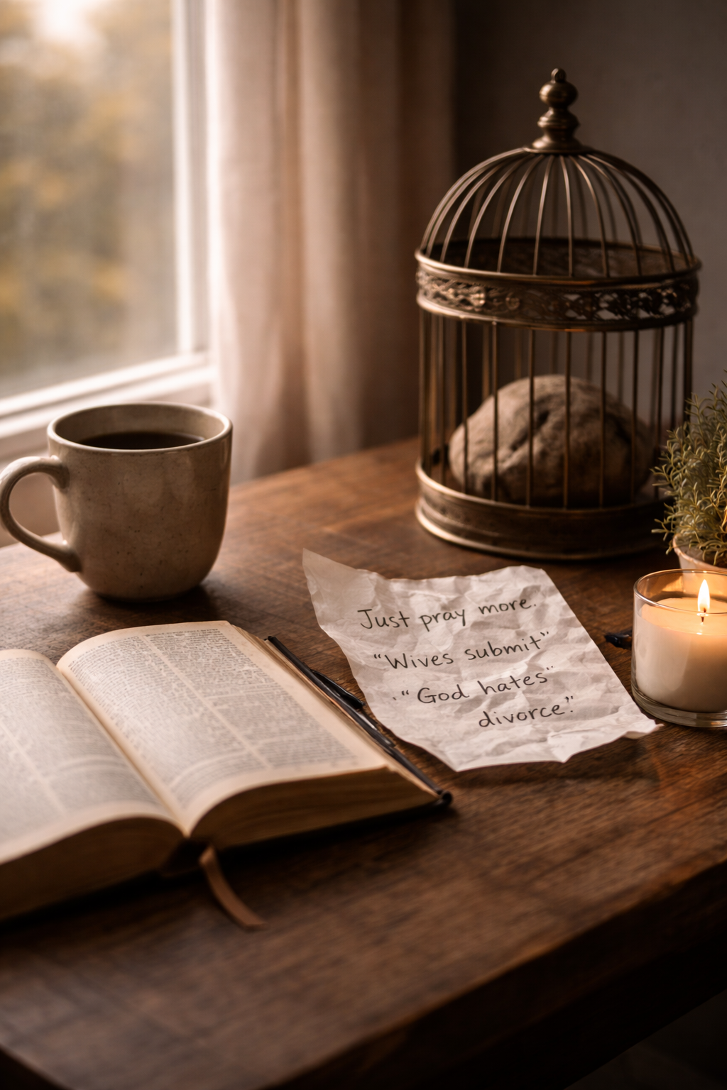 When Faith Becomes a Cage Instead of a Refuge