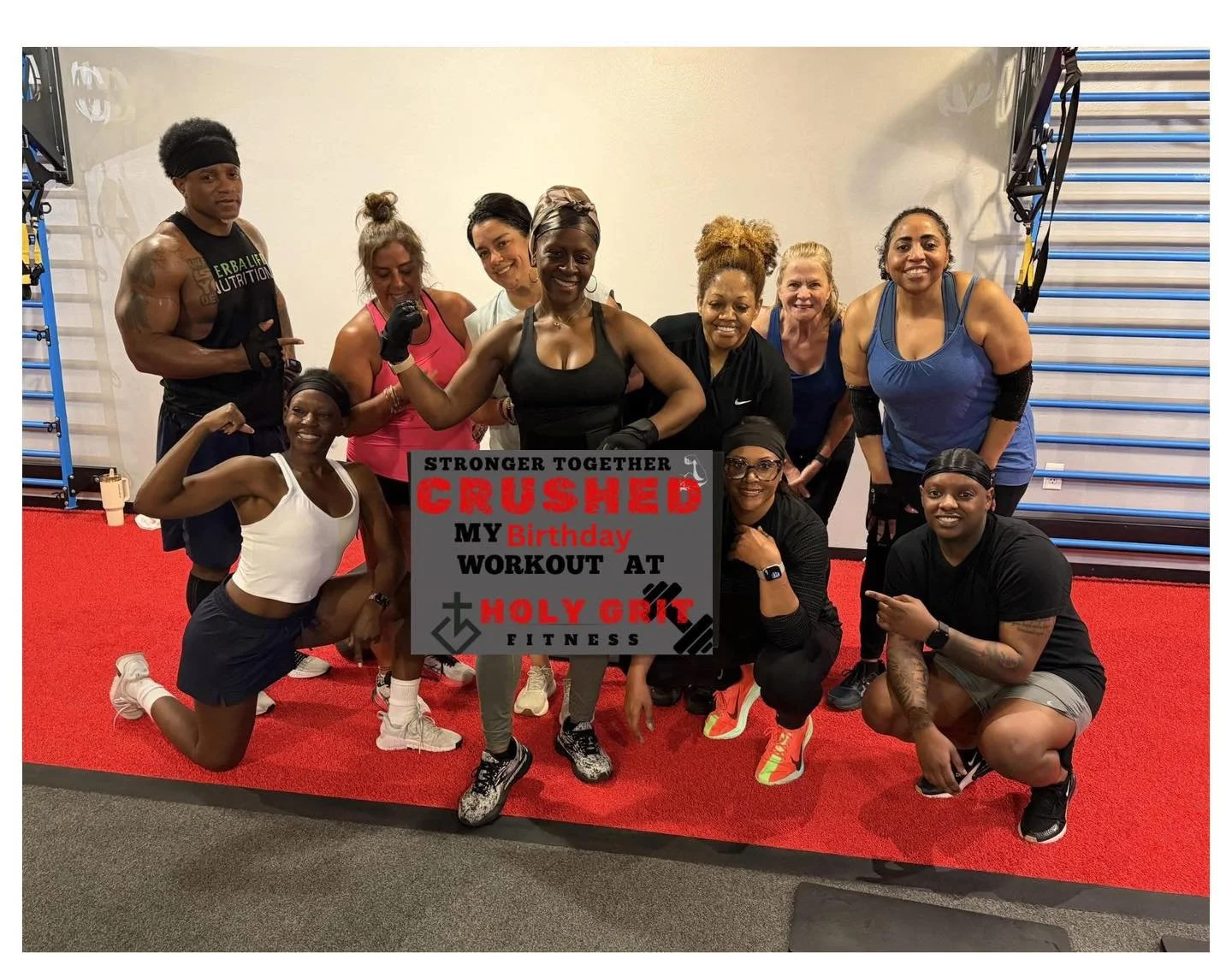 Help us wish Lakita a VERY Happy Birthday!!! 🎉🎂

She came in and absolutely crushed her birthday workout, no days off around here! 💪🔥

We&rsquo;re so proud of you, Lakita! Way to celebrate strong! 💕👑

#BirthdayBurn #HolyGrit #StrongerEveryYear