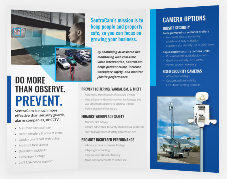 Trifold Brochure - Inside