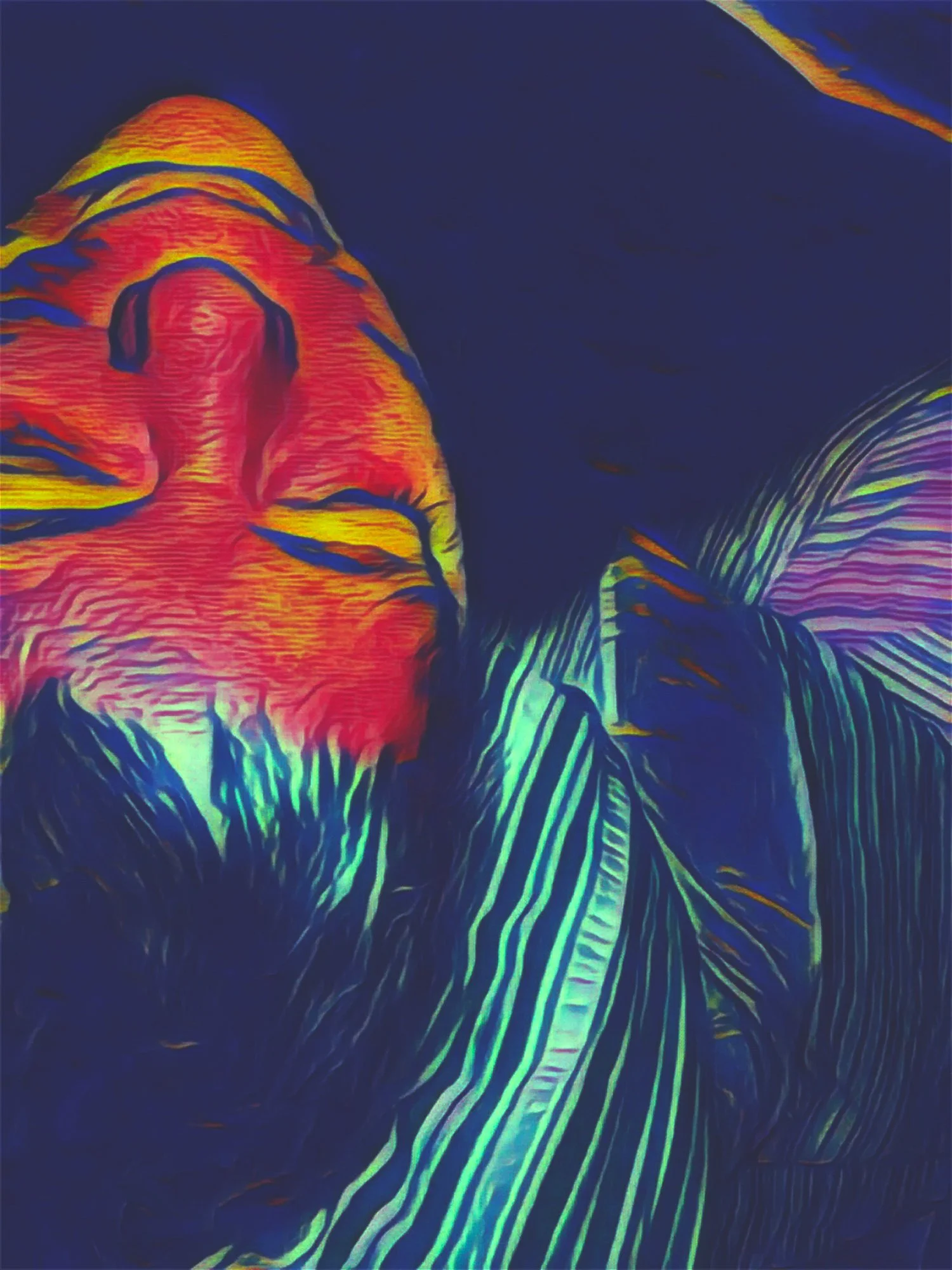 backwards blue and orange