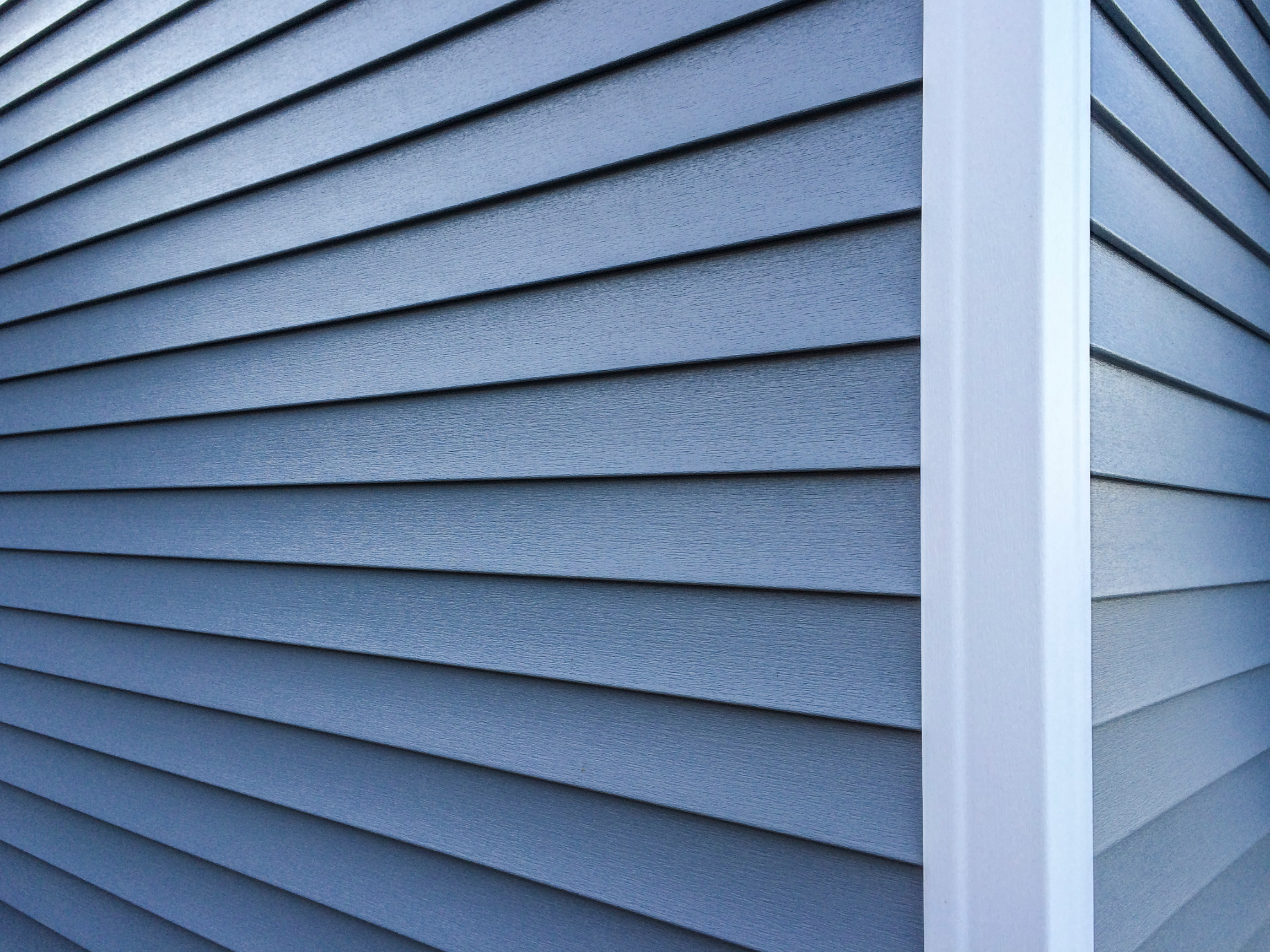 Exterior siding detail on a residential home in North Carolina