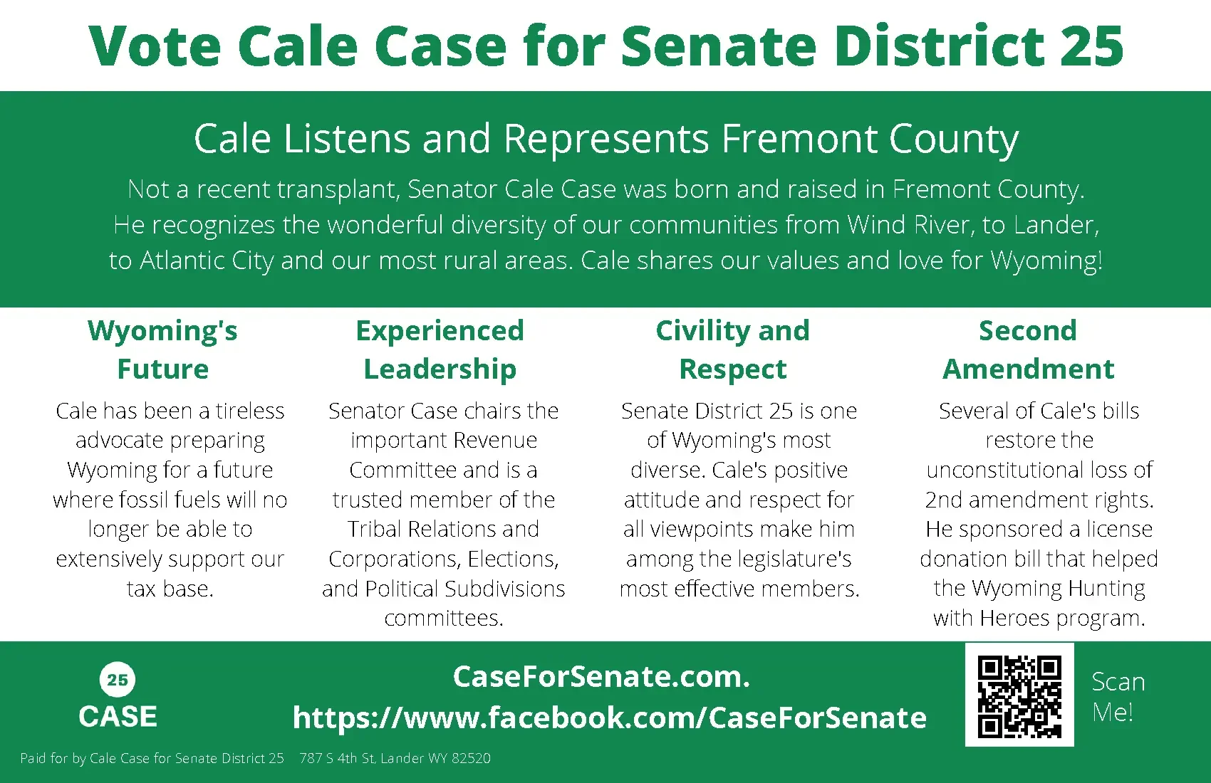 July mailing focusing on issues.