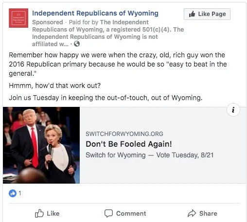 Social media ads delivered a strong message and drove traffic to the website.