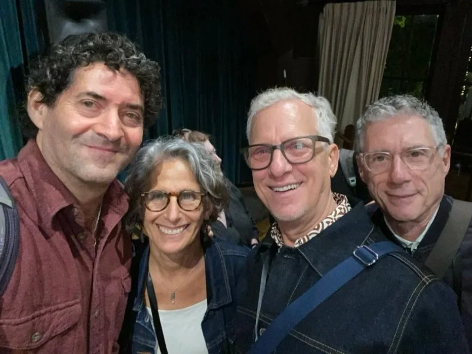 Marcia and I with old pals Rob Epstein and Jeffrey Friedman