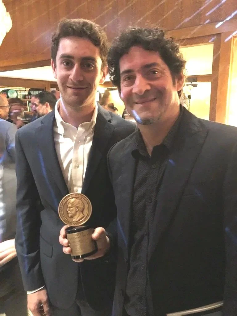 With my son Jaden at the Peabodys