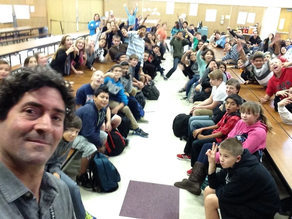 Screening of "Havana Curveball" at a Napa middle school