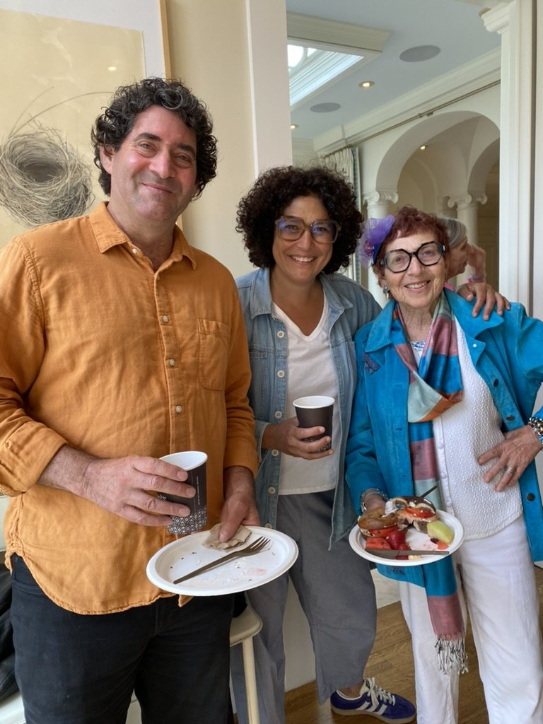 With Amber Fares at premiere of "Coexistence, My Ass"