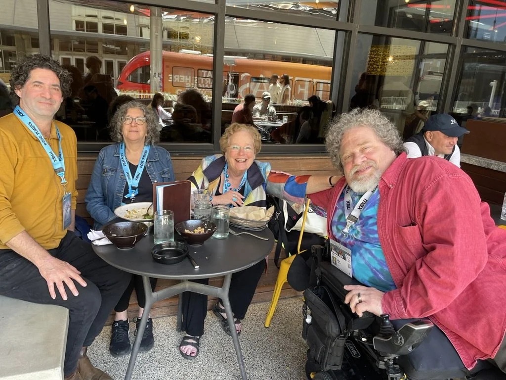 Lunch with Sara Bolder, Abby Ginzberg and Jim LeBrecht