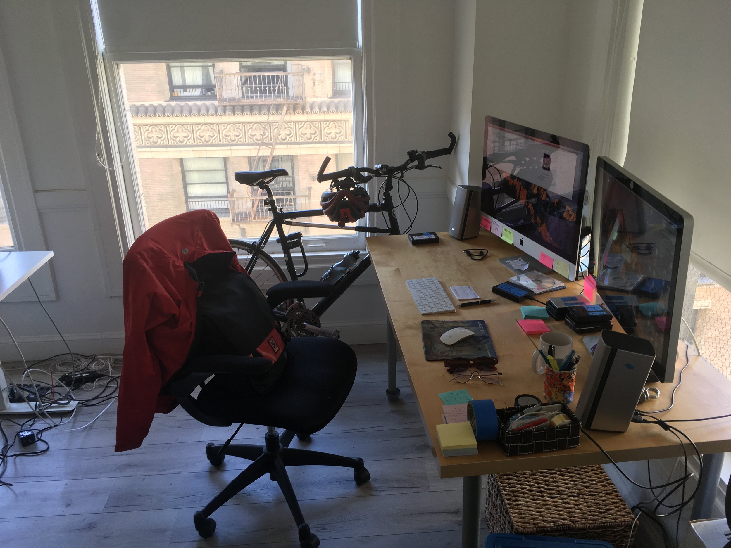 My former LA office, upstairs from the Last Bookstore