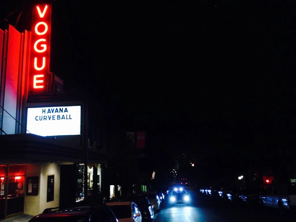 Always a nice feeling to see your film up on the marquee