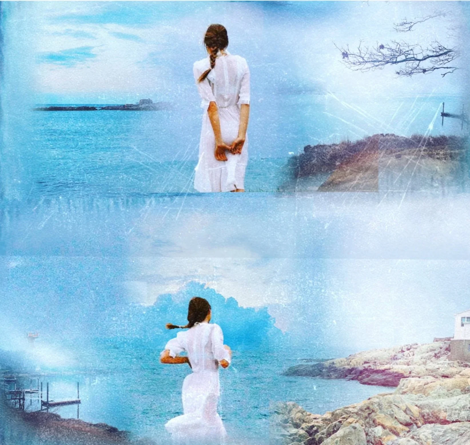 This is a dreamscape made using a series of photographs I had taken, made using procreate. (2023)