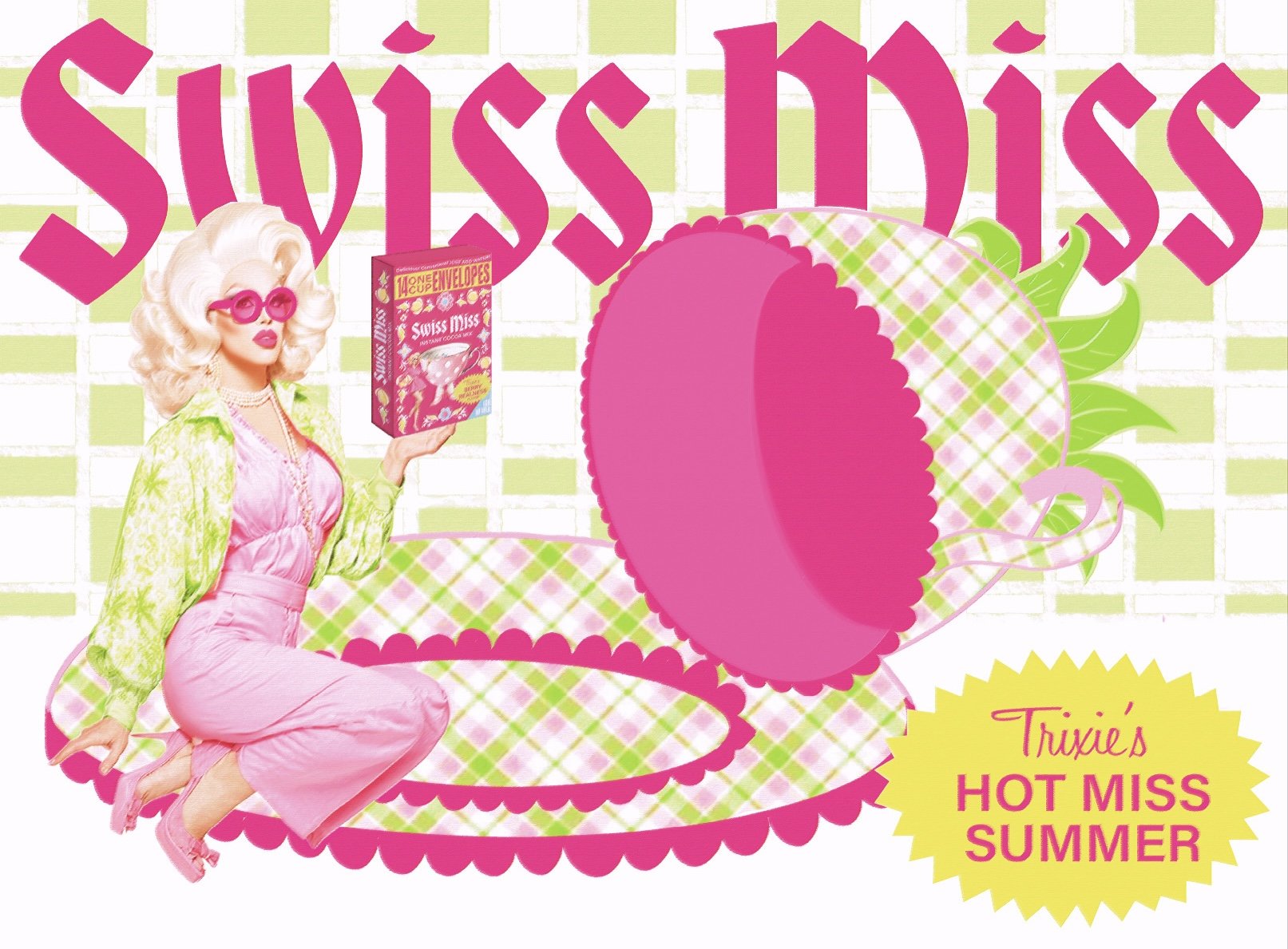 2/4 Swiss Miss x Trixie Mattel