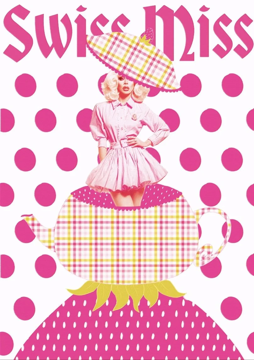 1/4 Young Shits Advertising Club holds contests for young designers with a different prompt every month. July's prompt was to help expand Swiss Miss into summer. When researching the brand I discovered their old advertisements from the 60s, and found