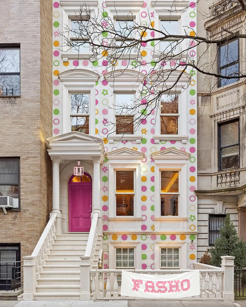 Fasho "headquarters" is an experiential design, I wanted to apply the brand identity to a physical space as well as figure out how their philosophy can be enforced through experiences. So inside the space would be clothing swaps, sewing classes, tail