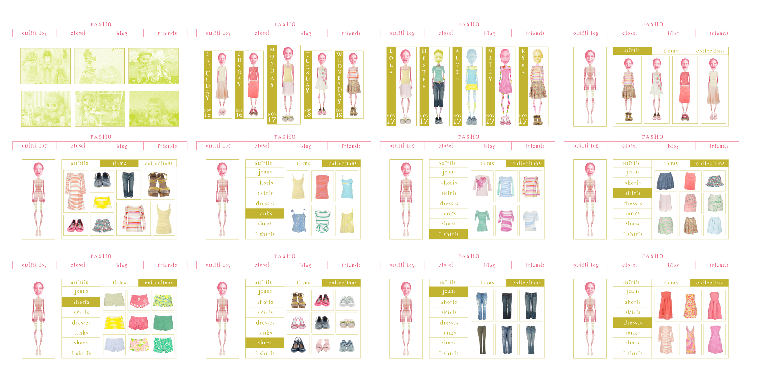 These are some figma frames for the design of the website itself, it also includes blog posts that allow users to learn more about things like layering, curating and materials. (2025)