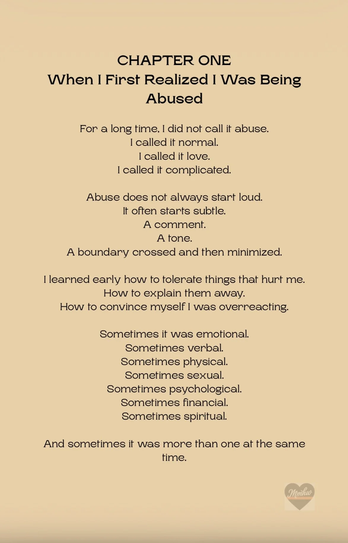 Abused me first page.JPG