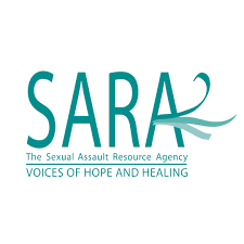 Teal Sexual Assault Resource Agency logo on a white background.