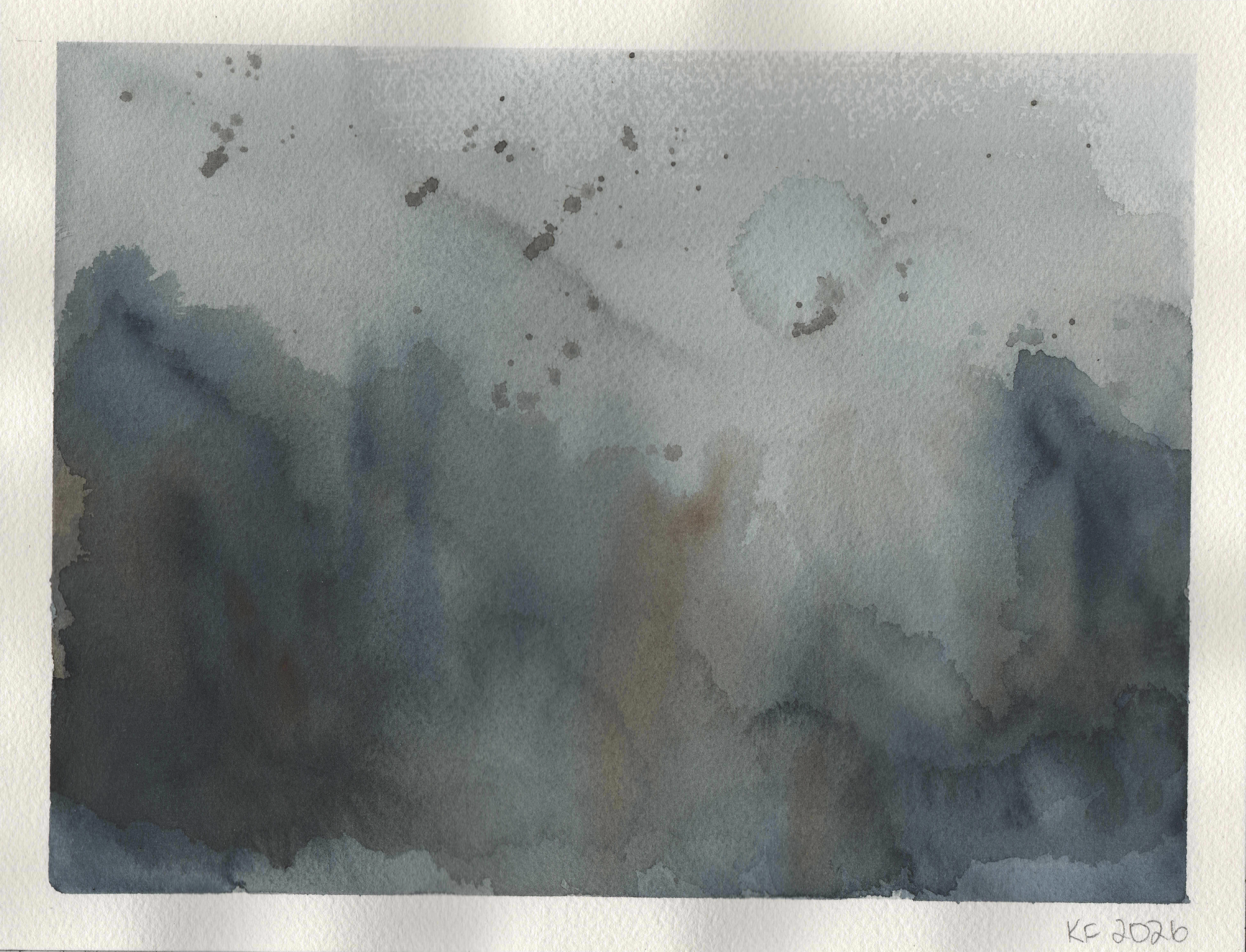 Abstract Watercolor 8"x10" (2)