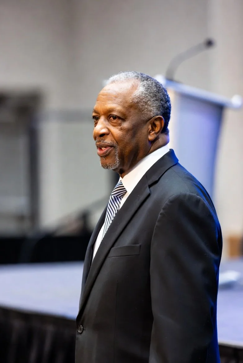 Jeffrey McLain Chesterfield county South Carolina in a suit, speaking about women's Camp Director Allegations