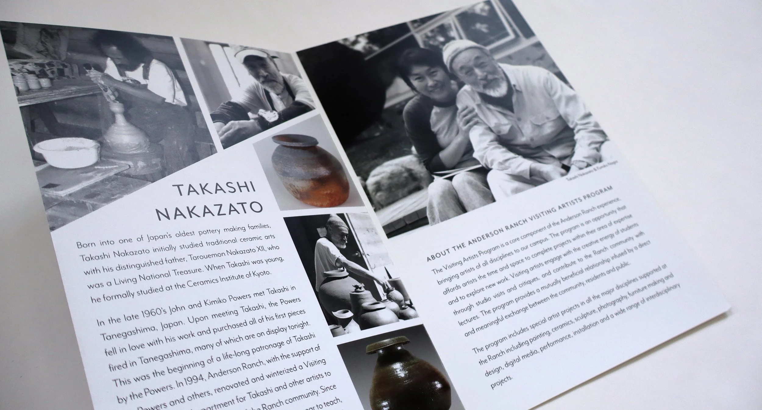 Program design, upper left photo by Meghan Bergeron