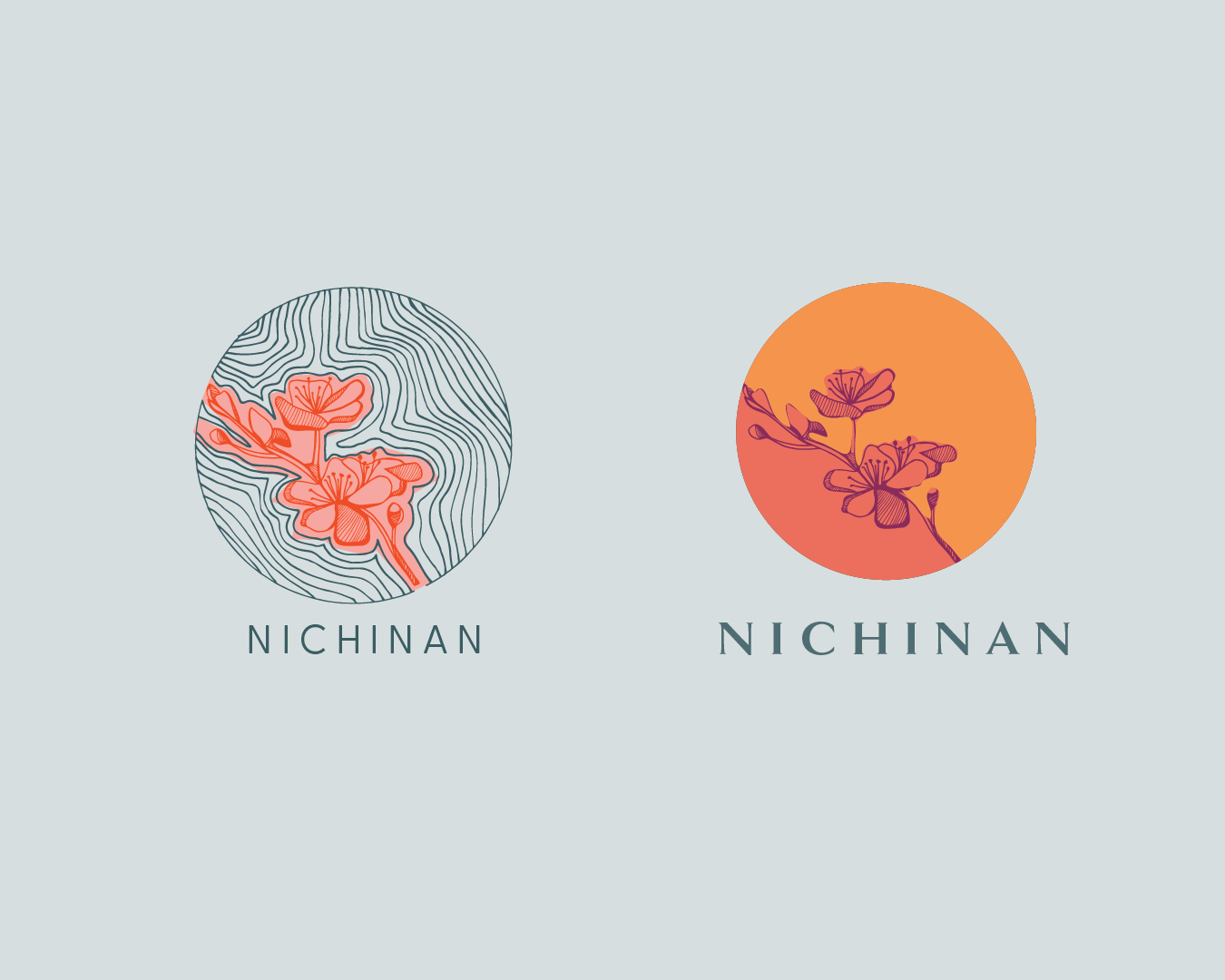 Nichinan Japanese Restaurant Logo Concept