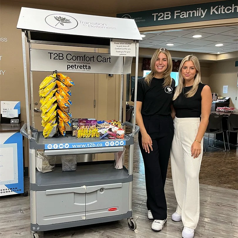 T2B Comfort Cart and community members