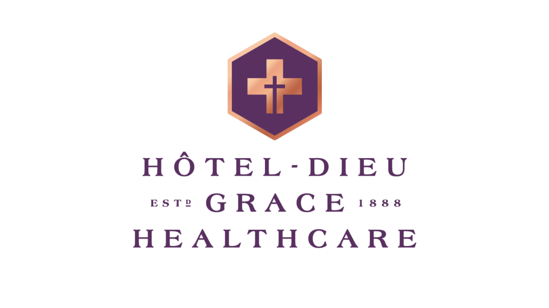 Logo with a purple hexagon containing a cross, with the words 'Better Drug Free Graduate Addiction' underneath.